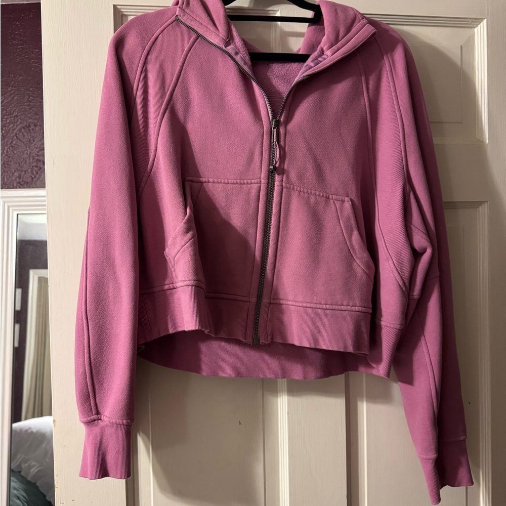 Lululemon Scuba Pink Hoodie Jacket